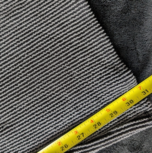 Ribbed Grey Black Cami Pant Wide Leg Jumpsuit Loungewear Elevated Basic Sz Large - Picture 12 of 14